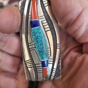 Lee Epperson sterling silver bolo..